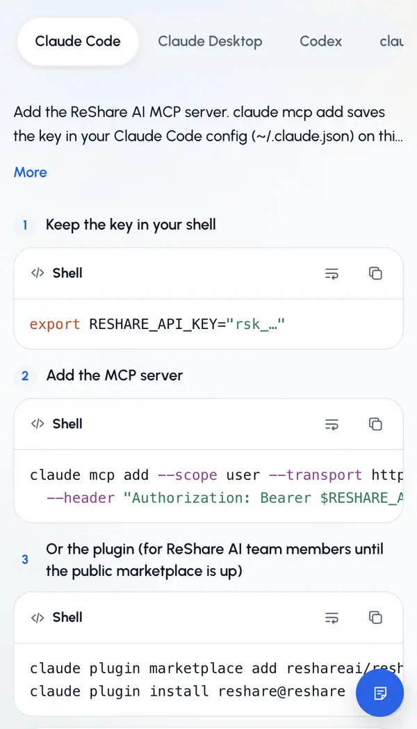 Follow the steps shown for it. Each step has the exact command or text to copy.