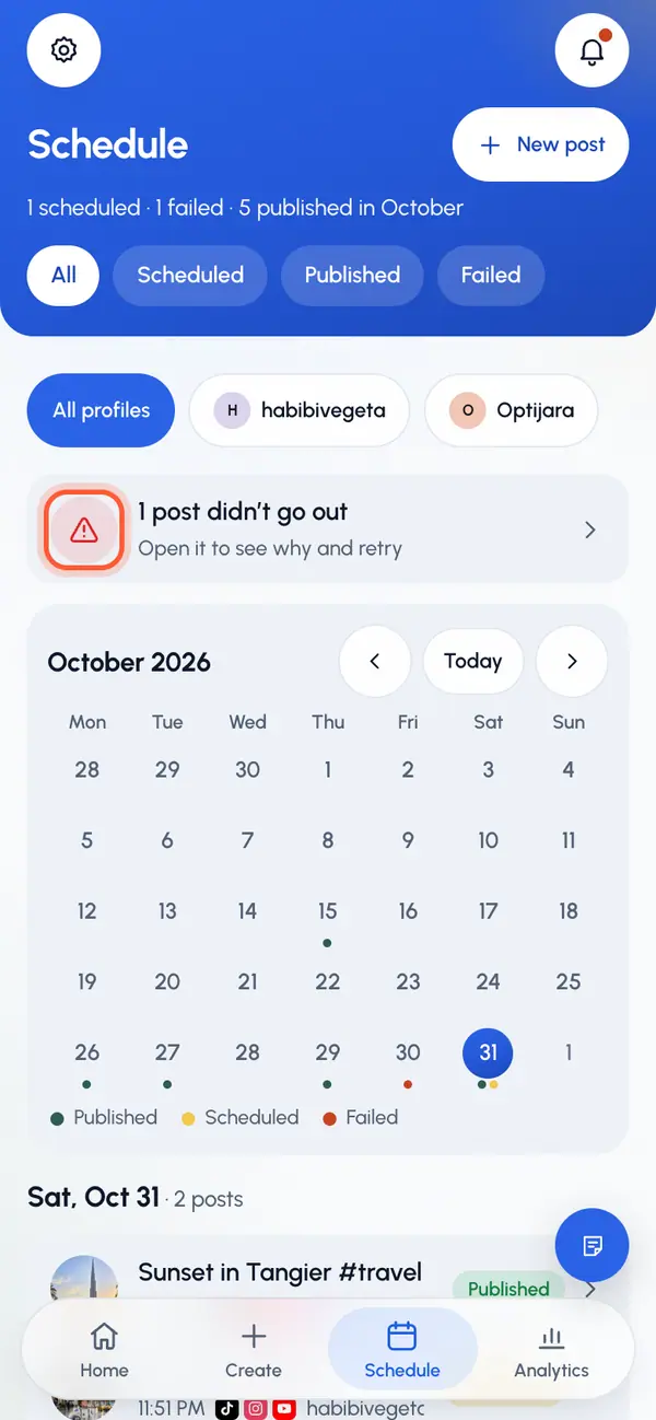 Find your posts
