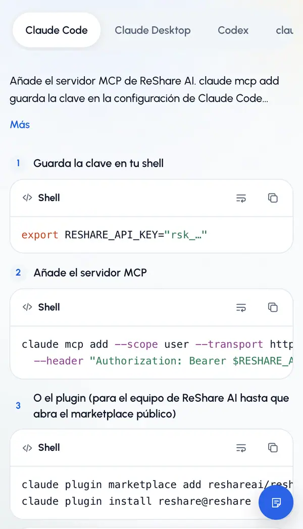 Sigue los pasos que aparecen para él. Cada paso incluye el comando o el texto exacto que debes copiar.