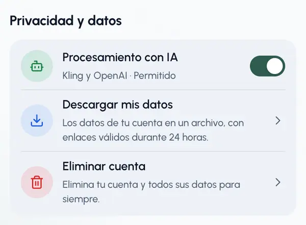 Tus datos y tu privacidad