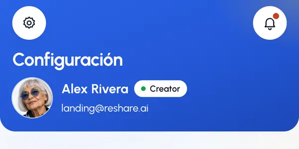 Tu configuración