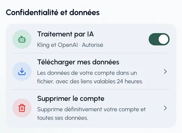 Vos données et votre vie privée
