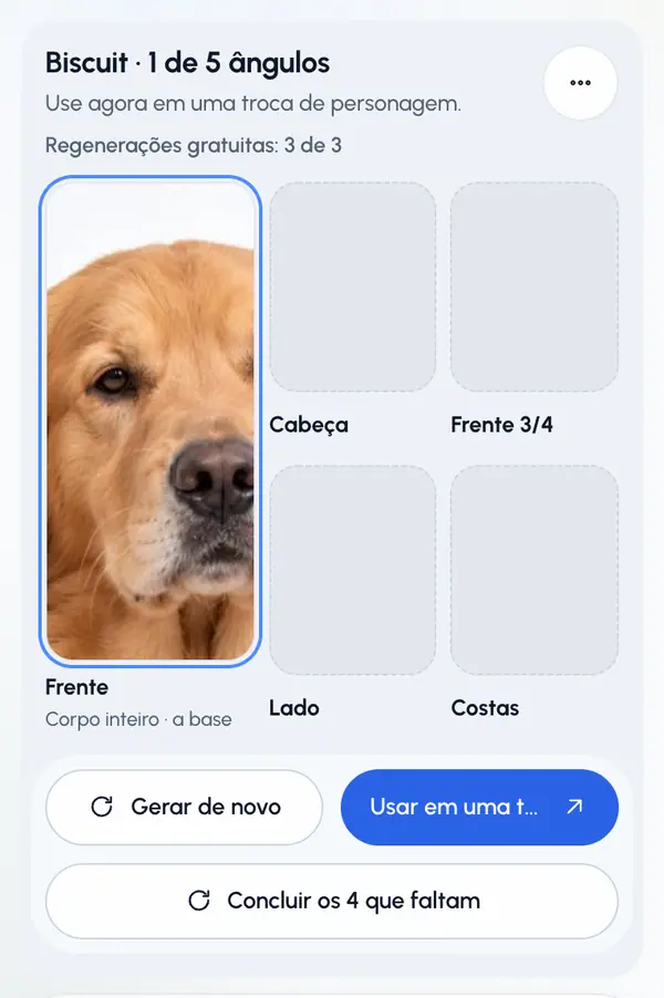 Criar um personagem