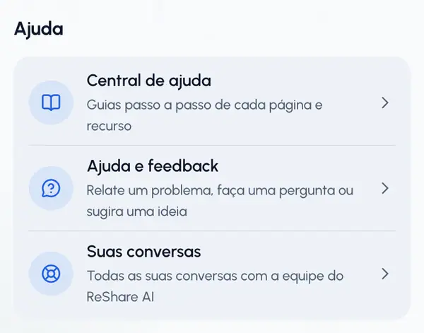 Role até Ajuda.